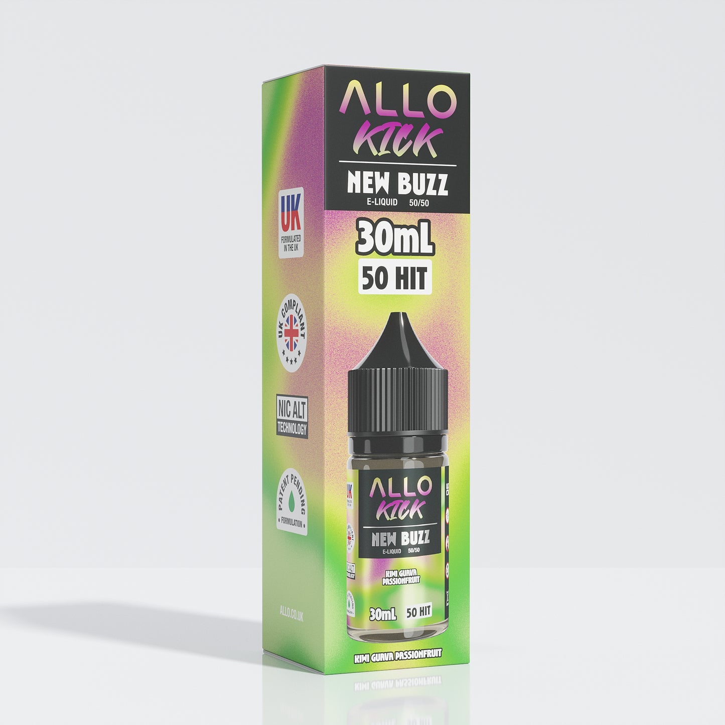 KICK E-LIQUID - Kiwi Guava Passionfruit